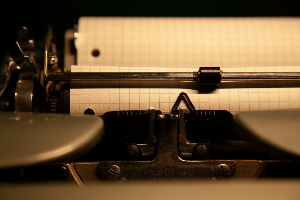 writing, typewriter, office